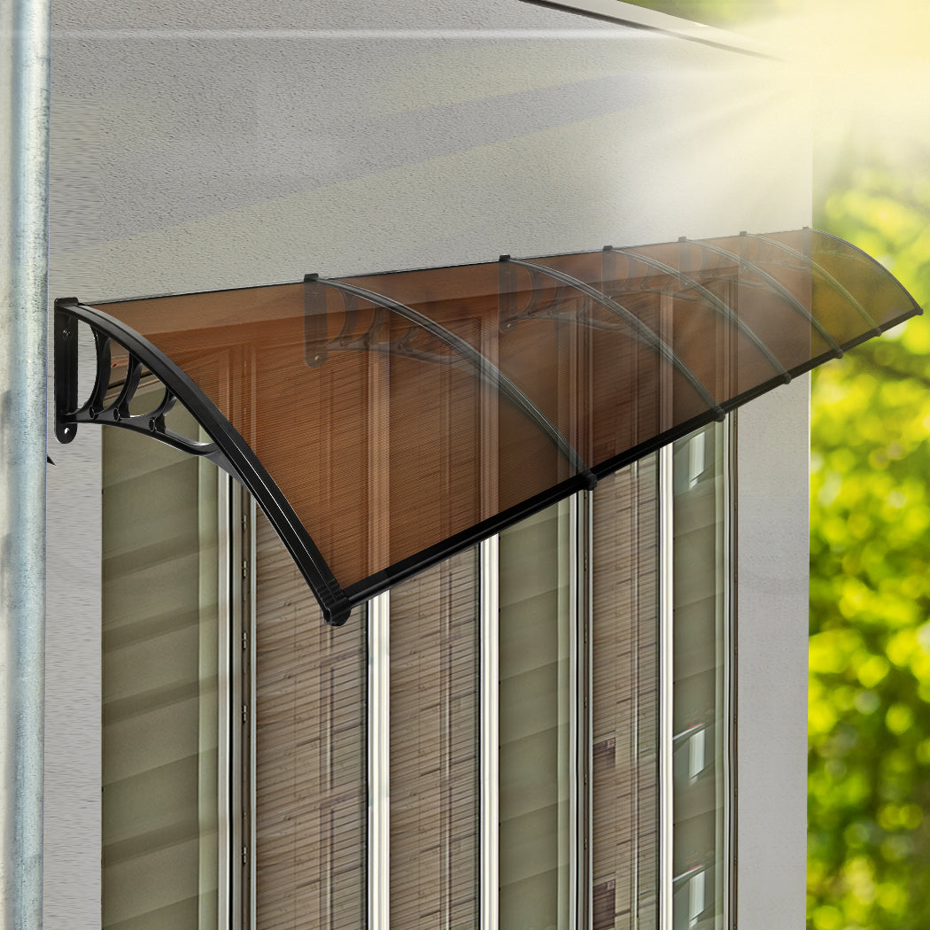 Mountview Window Door Awning Outdoor 1M X 6M Brown 1x6M-1942353017907056646