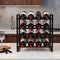 Levede Wine Rack 16 Bottle 4-Tier Metal Display Storage Organizer Adjustable Bar-2061251872504811526
