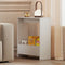 Levede Side Table with Magazine Rack Small End Table-2029387218279337990