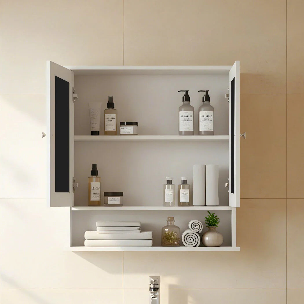 Levede Bathroom Mirror Cabinet Storage Cupboard Shelf-2050056907074441222