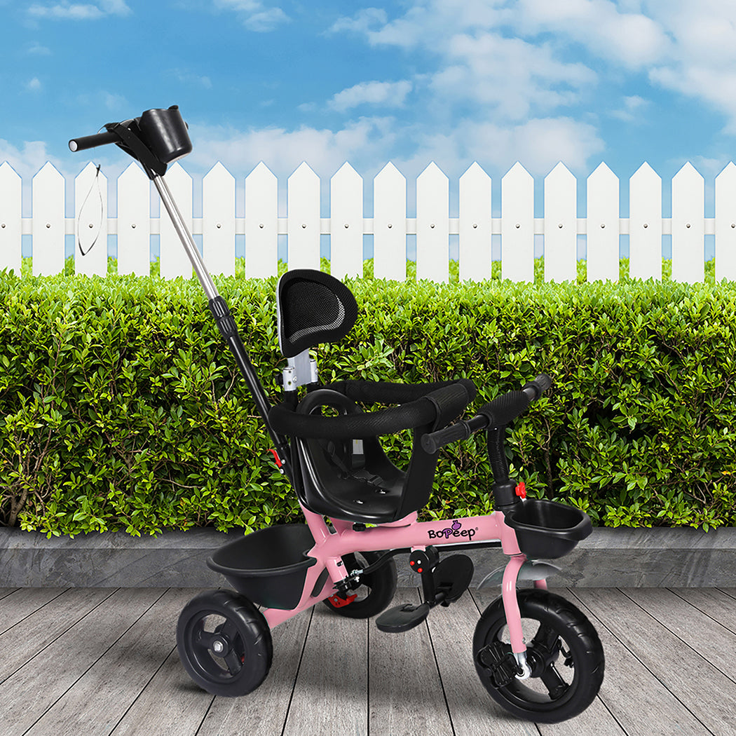 BoPeep Kids Tricycle Ride On Trike Toddler Pink-2006733203976622086