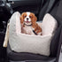 PaWz Dog Car Seat  Booster Car Seat With Safety Tether Linen-Look Beige-2100034988585127942