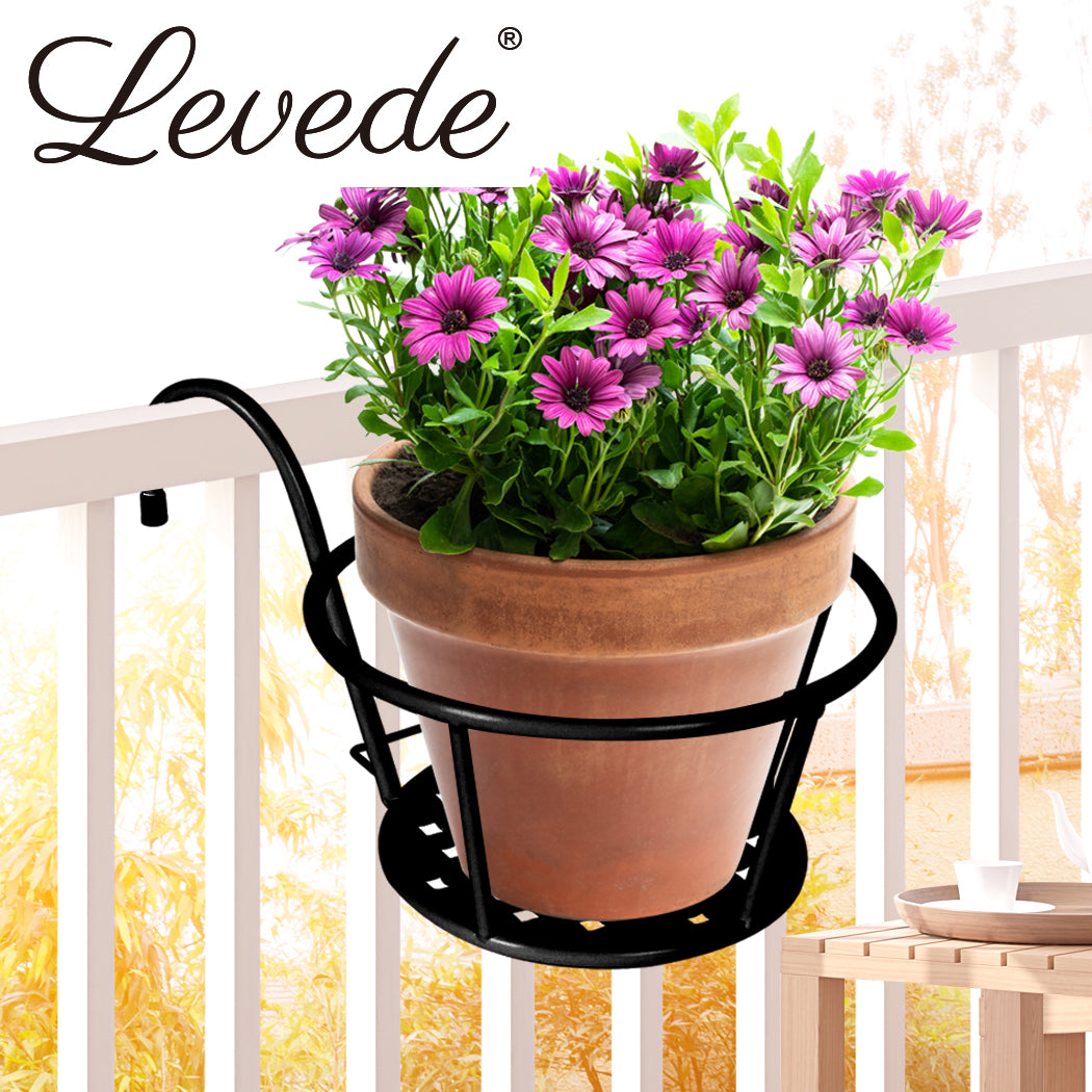 Levede 1x Flower Holder Plant Stand Black-1910112814924697606