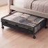 Levede 2Pcs Under Bed Storage Box Wheels Clothes Organizer Dustproof 48L-2072893558603517958