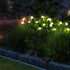 Firfly Solar Lawn Lights 8LED 4PC Outdoor Black-1973193958083399686