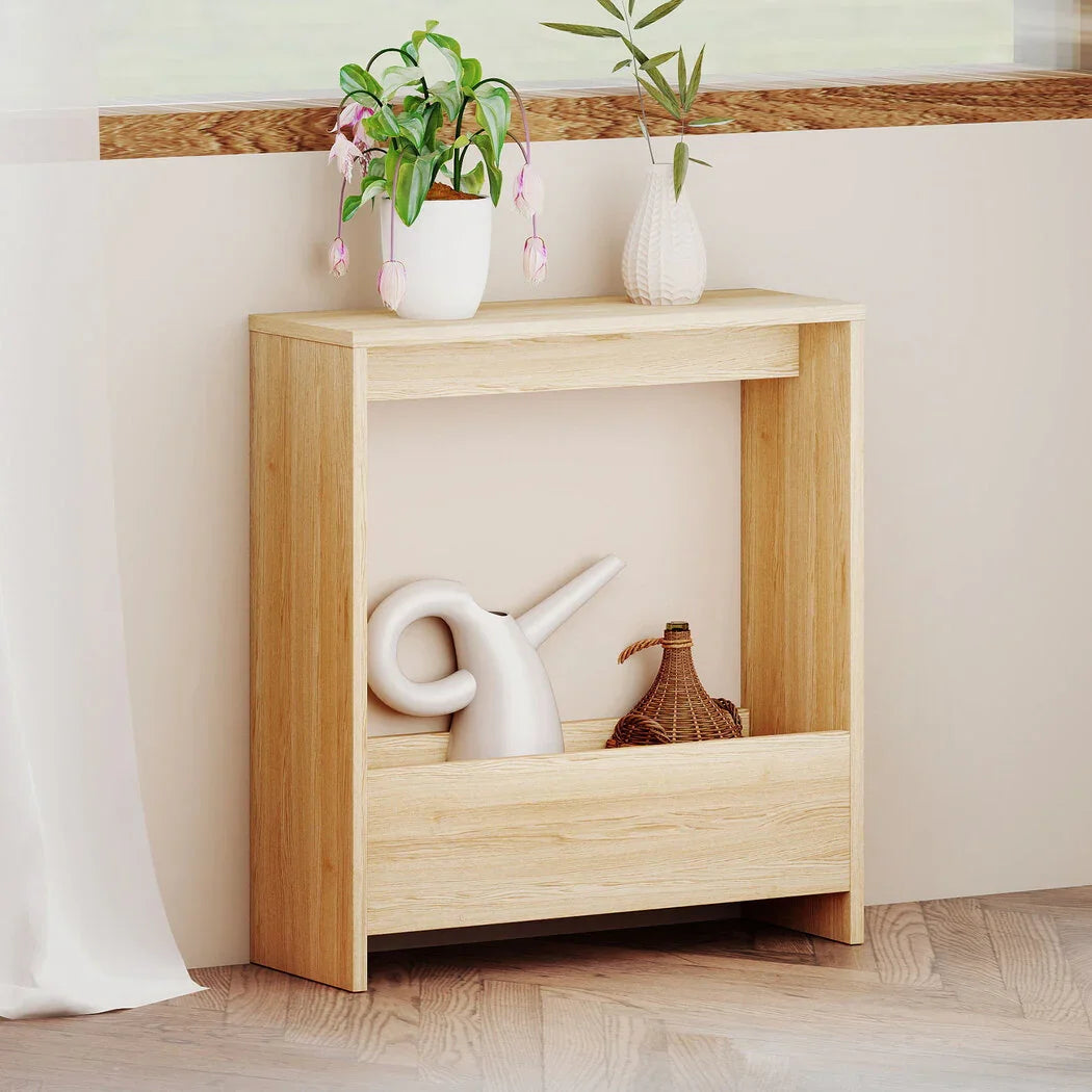 Levede Side Table with Magazine Rack Small End Table-2029387218107371526