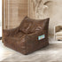 Marlow Bean Bag Chair Cover PU Indoor Dark Brown-2006733313426984966
