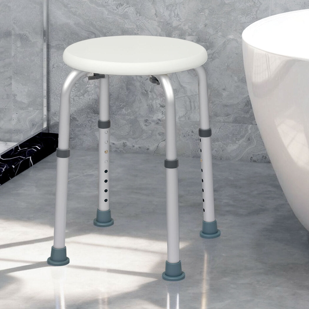 Levede Shower Chair Bath Stool Seat Safety Bathroom Adjustable Height Non Slip-2102558124866146310