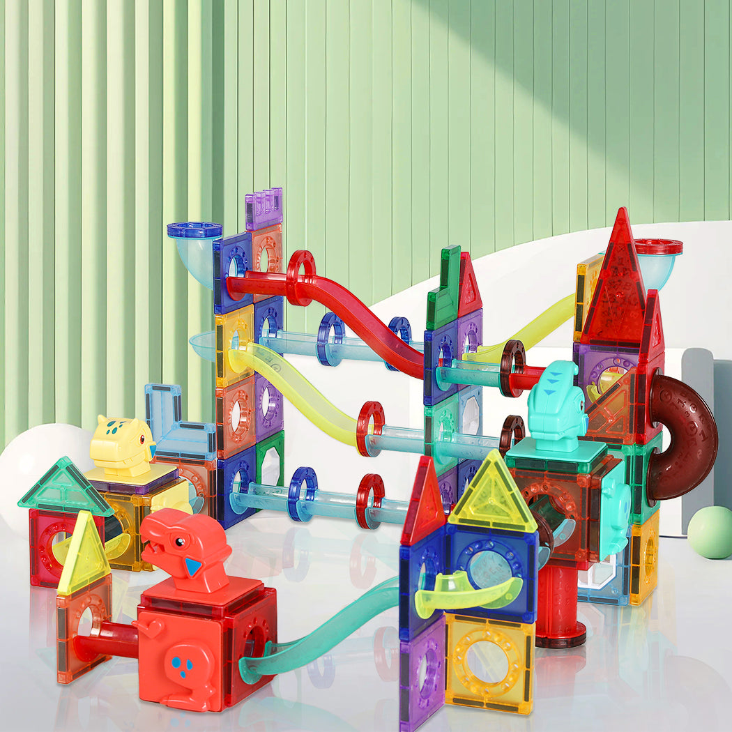 Kids Magnetic Tiles Blocks Dinosaur