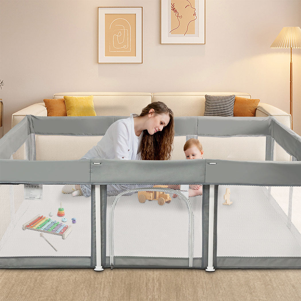 Bopeep Kids Playpen Foldable 120X180-2018816895297392646