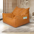 Marlow Bean Bag Chair Cover PU Indoor Brown-2006733218082066438