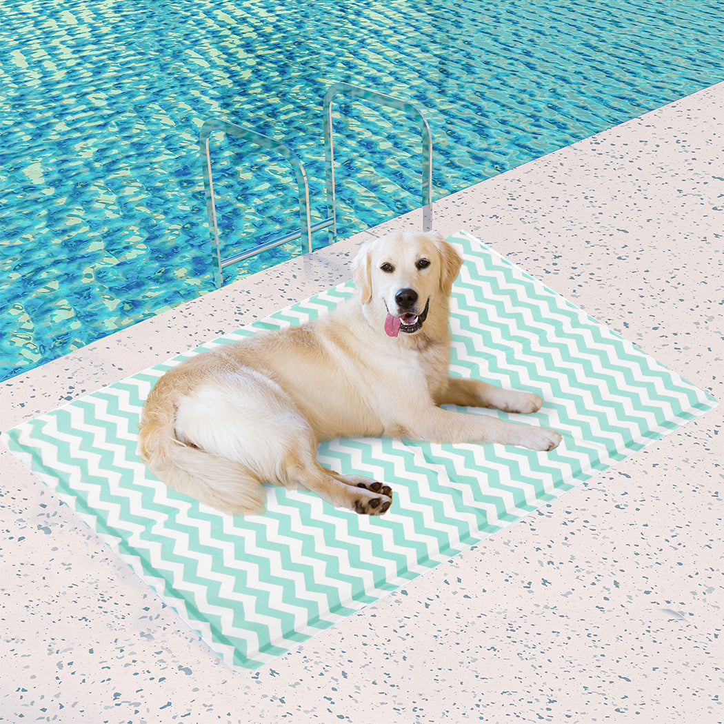 Pawz Pet Cooling Mat XL Green