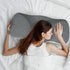 Dreamz Memory Foam Pillow Pillowcase Supprt Grey Rebound-2029387207172820998