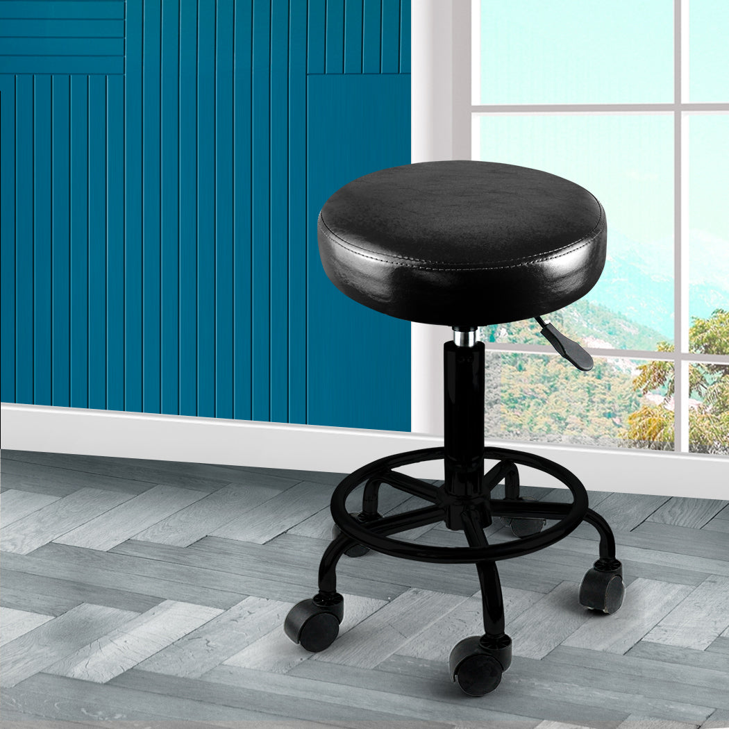 Levede 4x Salon Stool Swivel Bar Stools-2018816873310851078