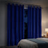 Marlow Velvet Blackout Curtains 2-Panel Room Darkening Eyelet Curtains 132x213cm-2072893566862102534