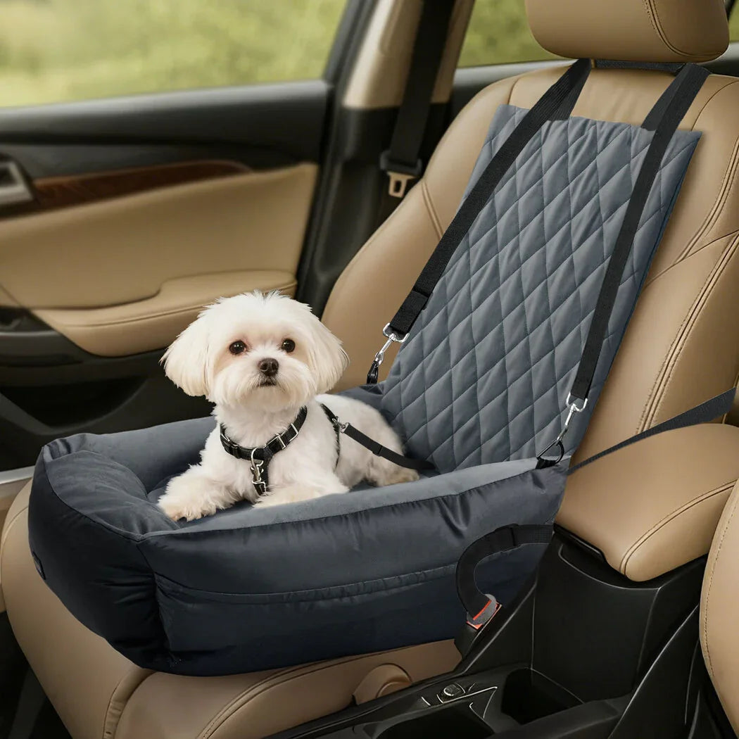 Pawz Pet Car Seat Dog Seat Travel Safety Booster Grey-2050056753051209734