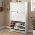 Levede Shoe Cabinet 3 Flip Drawers Adjustable Shelf Shoe Organiser Storage Rack-2050059010387873798