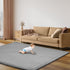 Marlow Coral Velvet Area Rugs Large Mat 120x200cm Grey-1894516802801766406