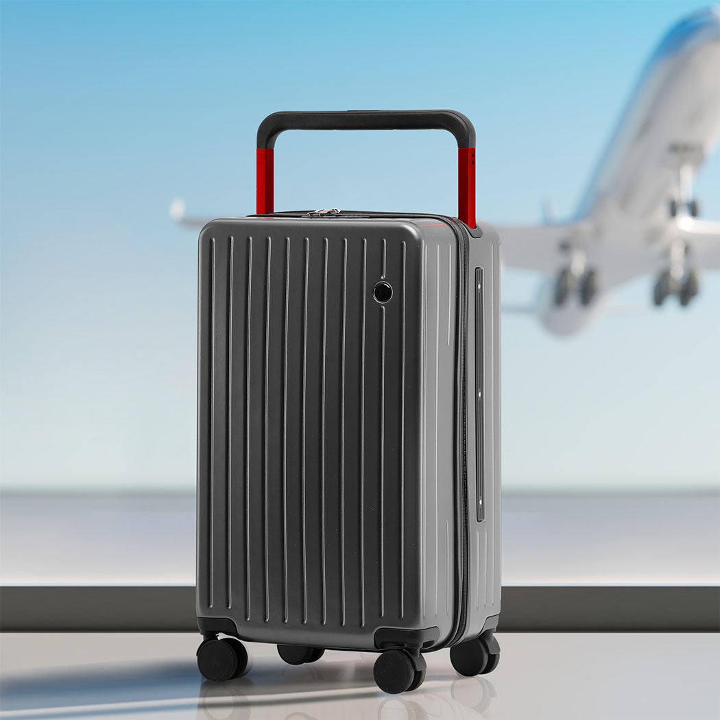 Slimbridge 20" Luggage Wide Handle TSA Lock Grey-1894516770417545222