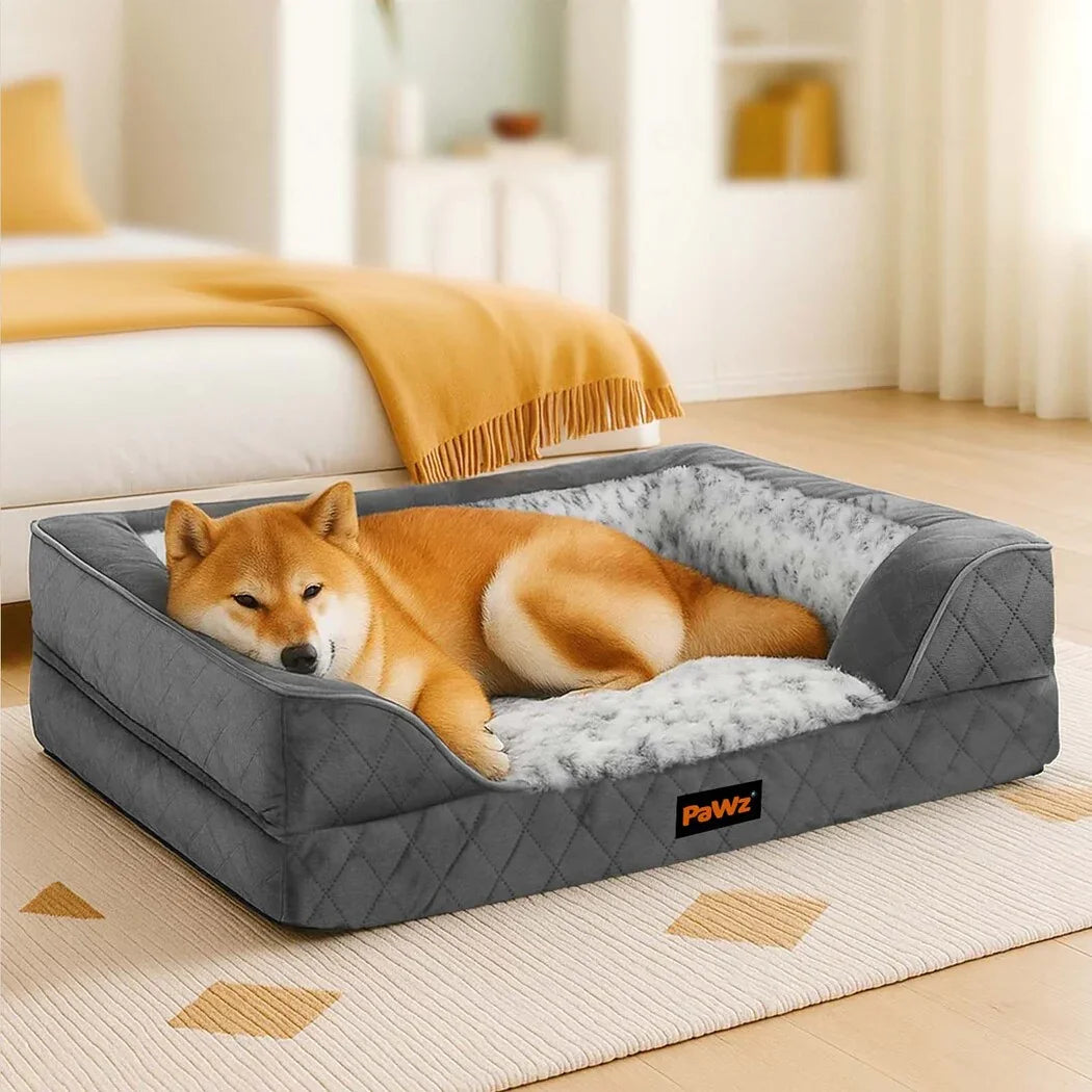 Pawz Orthopedic Memory Foam Pet Bed Dog Washable Mat-2006733392577695750