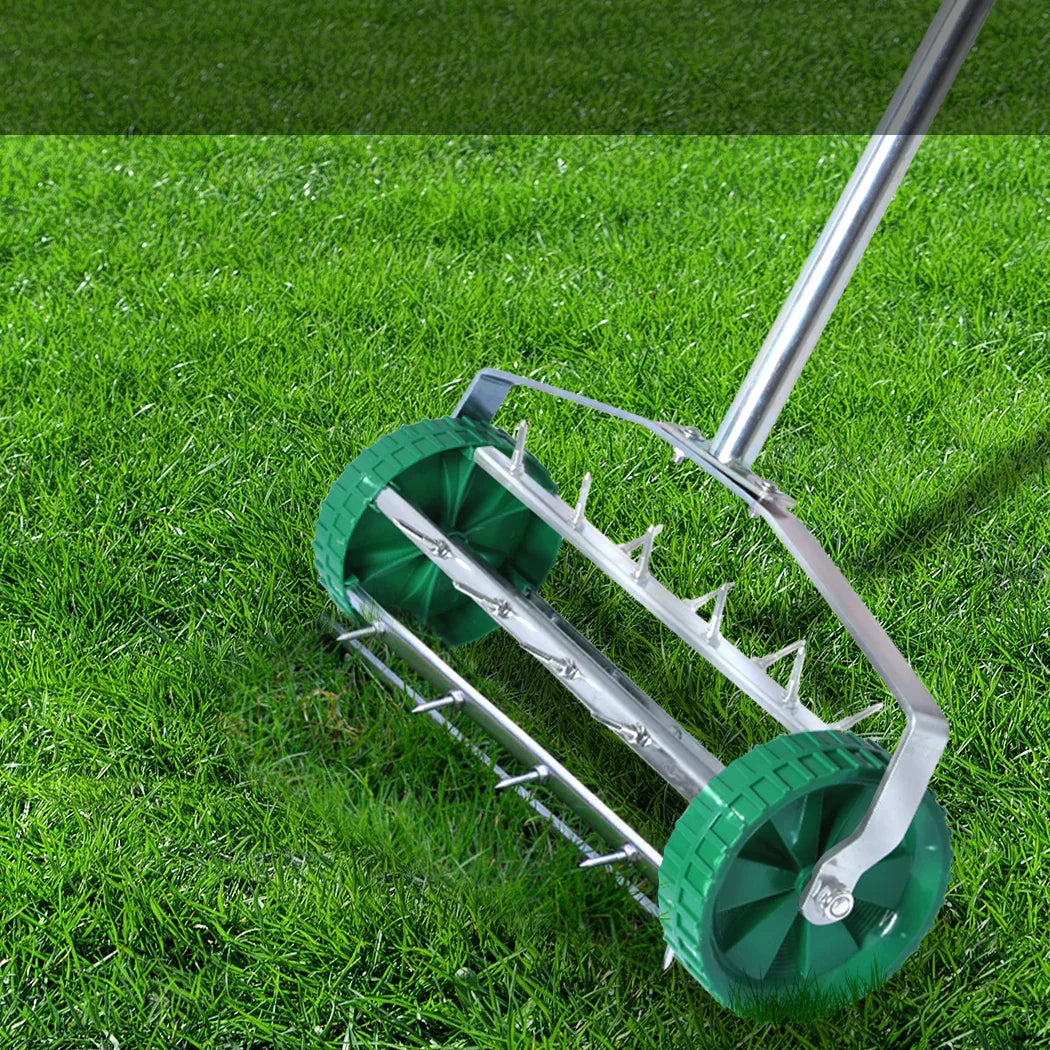 Lawn Aerator Roller Scarifier Rolling-2006733178244567046
