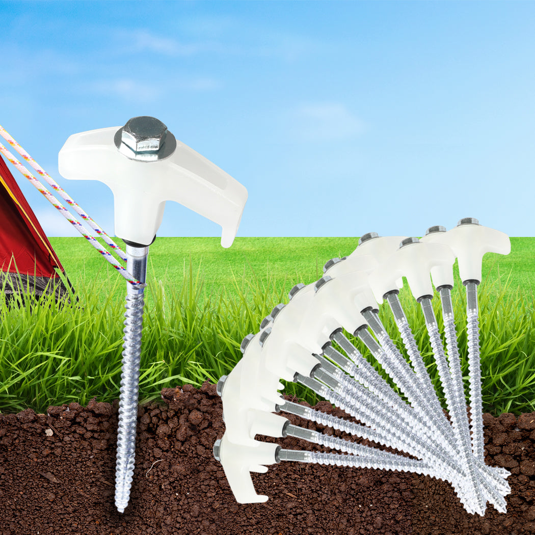 Mountview 15x Tent Pegs Heavy Duty Steel-1894516817108537350