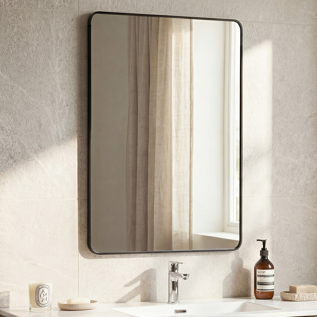 Yezi Rectangle Wall Mirror 75x50cm Bathroom Wall Mounted Vanity Mirror Home Decor-2050059009565790214