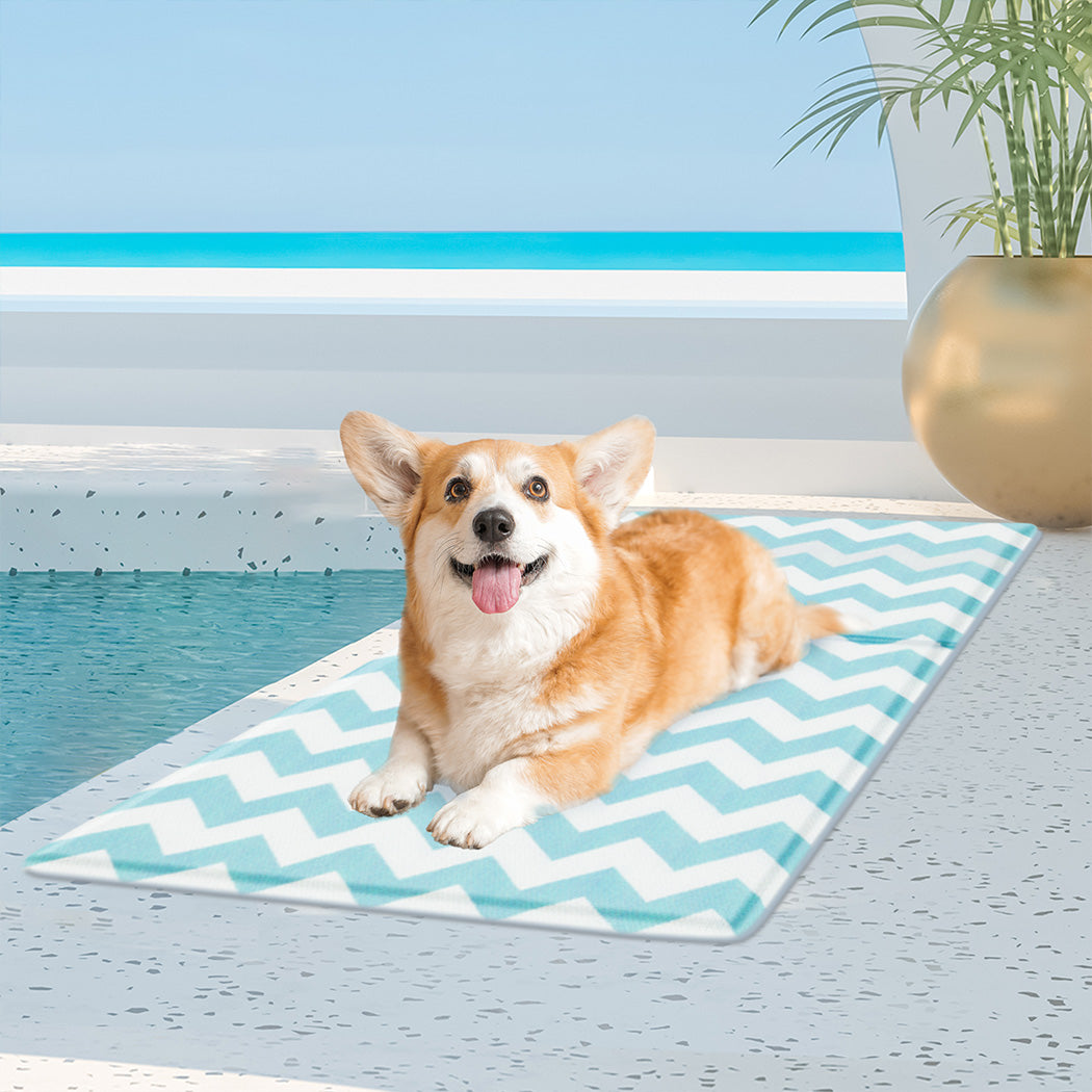 Pawz Pet Cooling Mat M Blue-1894516778340585478