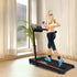 Treadmill Electric Walking Pad Remote Control Automatic Incline Fitness