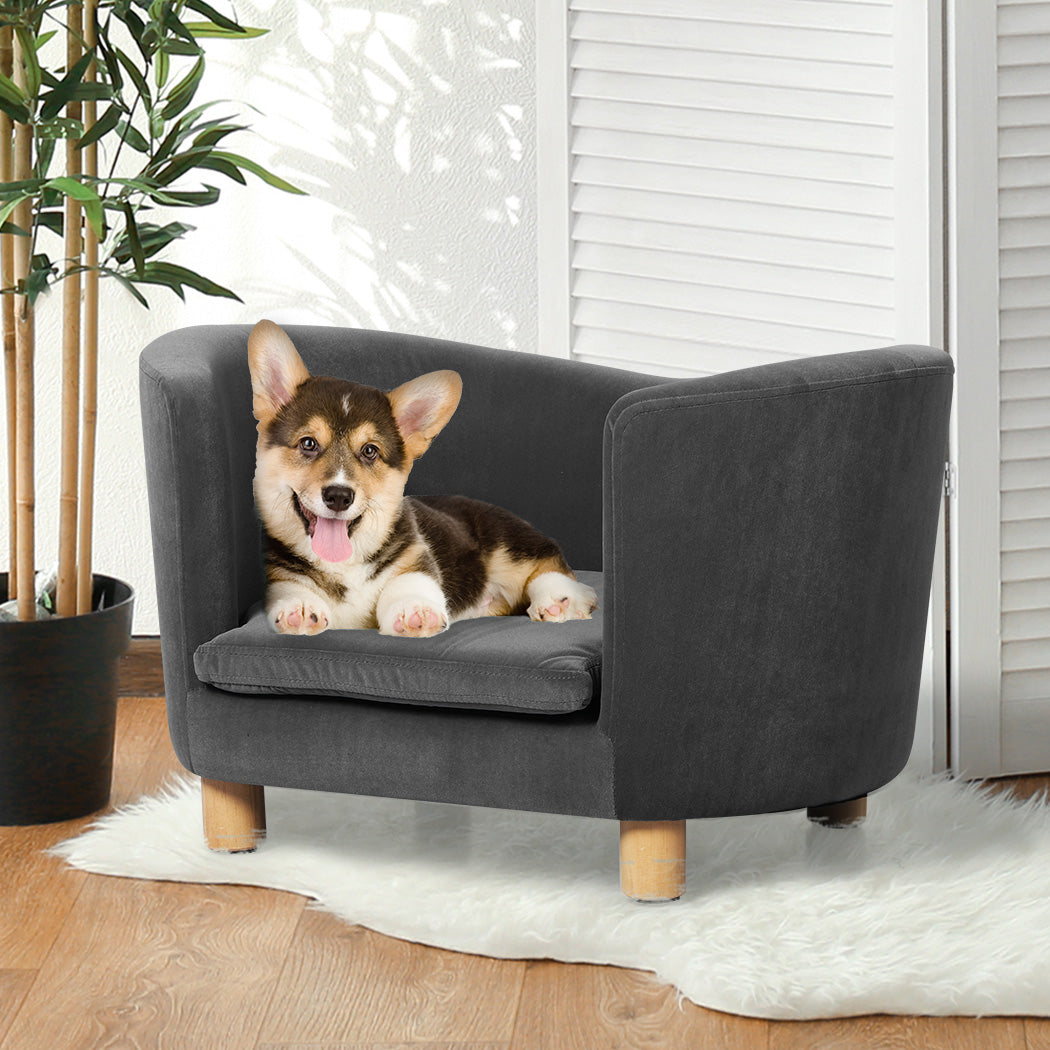 PaWz Luxury Elevated Sofa Anti-slip Grey-2006732966373494790
