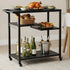 Levede Outdoor Kitchen Cart 3 Tier BBQ Grill Cart Mobile Patio Serving Trolley-2050059021565693958