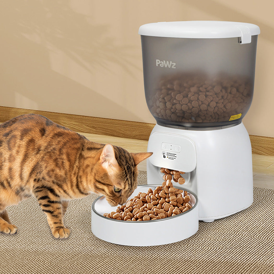 Pawz 4L Automatic Pet Feeder Dog Cat Wifi App-1919278361356668934