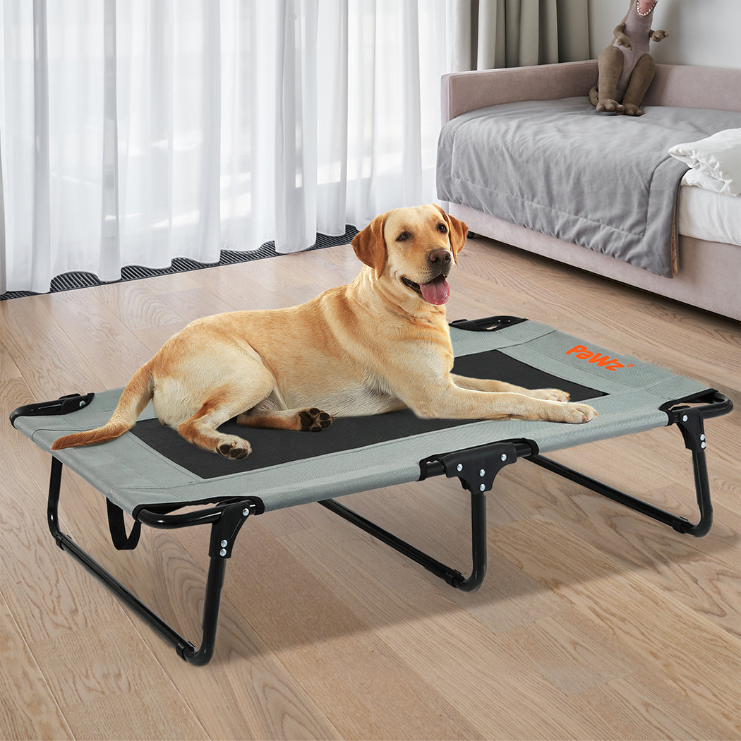 Pawz Pet Elevated Bed Dog Raised Trampoline Foldable Large L Size-1937319823684014086