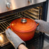 Toque Cast Iron Pot Dutch Oven Enameled Evenly Heats for Slow Cooking Orange-2109799595842932743