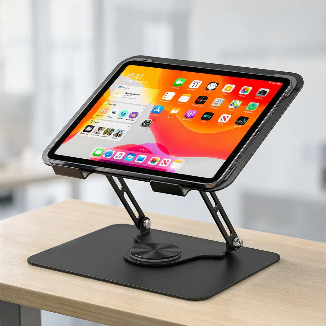 Levede Portable Laptop Stand 360 Rotating Bracket Foldable Laptop Desk Holder-2050056791802384390