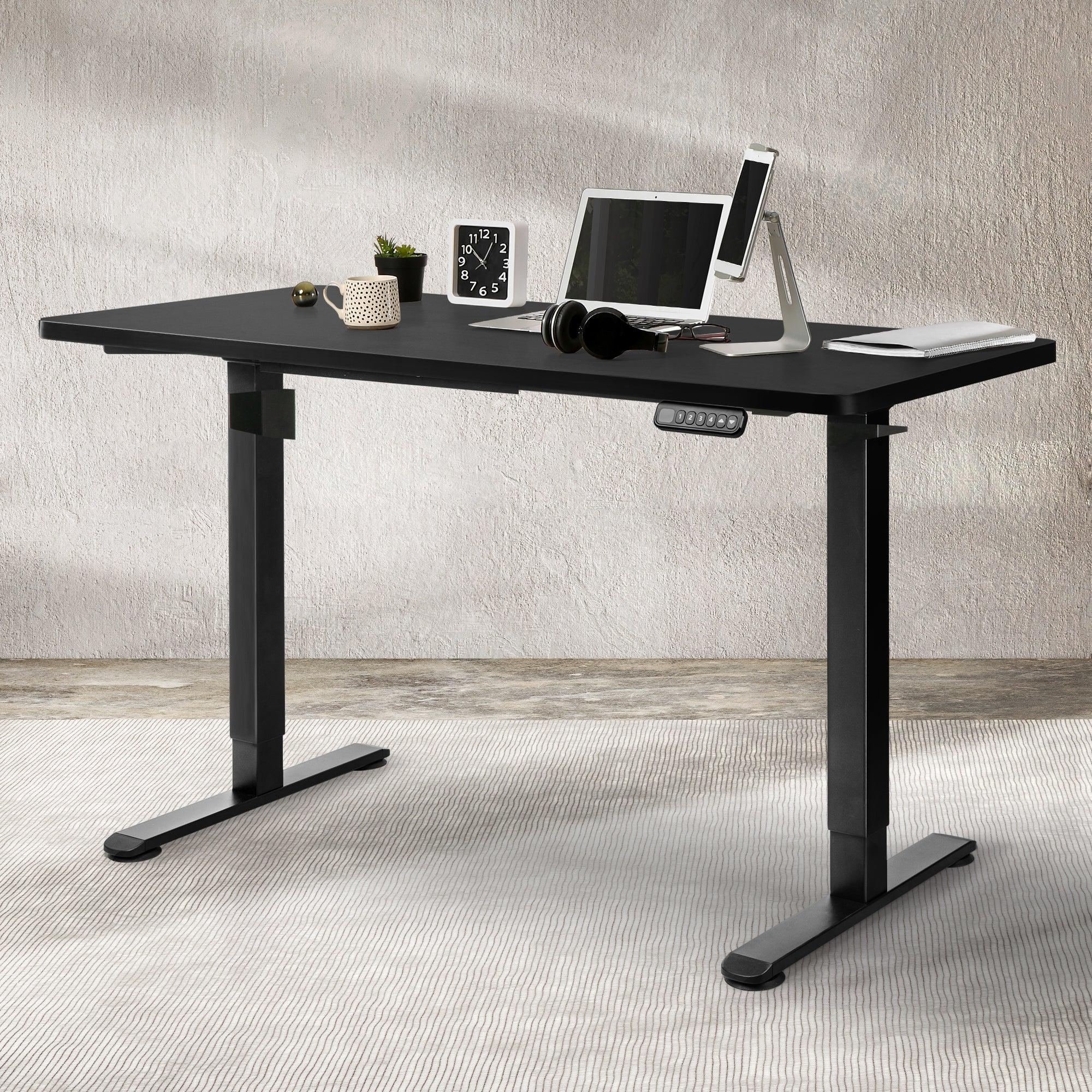 Levede Desktop For Motorised Adjustable Black 140X70CM-2018816895645519878