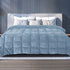 DreamZ Quilt Doona Comforter Blanket Blue King-2065254334354034694