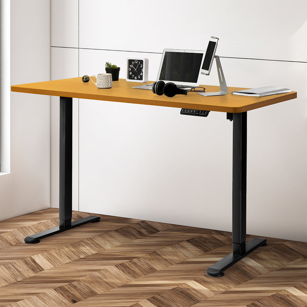 Levede Motorised Standing Desk Height 120cm Natural 800x 1.5MM-1864183327481794566
