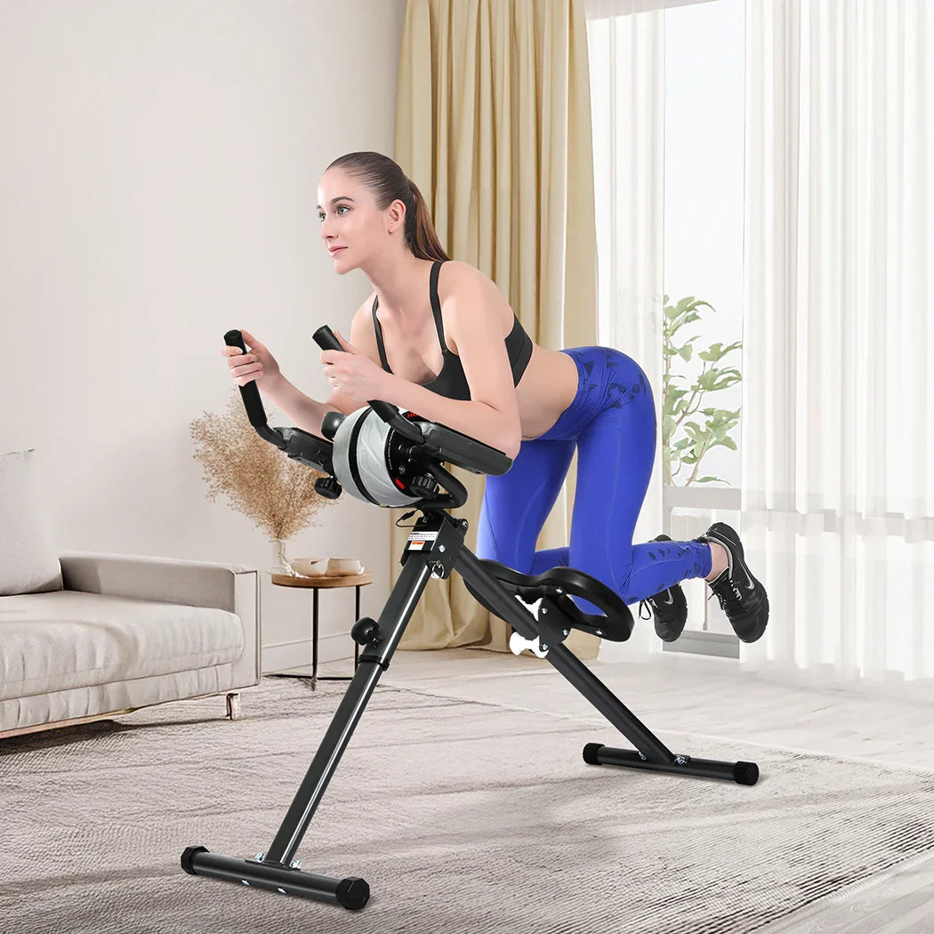 Centra Folding Ab Machine Roller Wheel Workout Mat-2018816866780319750