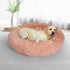 PaWz Pet Bed Cat Dog Donut Nest Calming L Pink Large-2018816656003960838