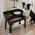 Pawz Raised Dog Bowls Adjustable Elevated Feeder Slow Feeder Lick Mat Foldable-2072893572549578758