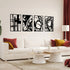 Yezi Metal Wall Art 4Pcs Abstract Minimalist Line Decor-2018816725868482566