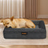 Pawz M Size Orthopedic Dog Bed with Corduroy Removable Cover Waterproof Washable Grey-1938089882555650054