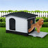PaWz Dog Kennel Outdoor Indoor Plastic L Grey-2018816849965355014