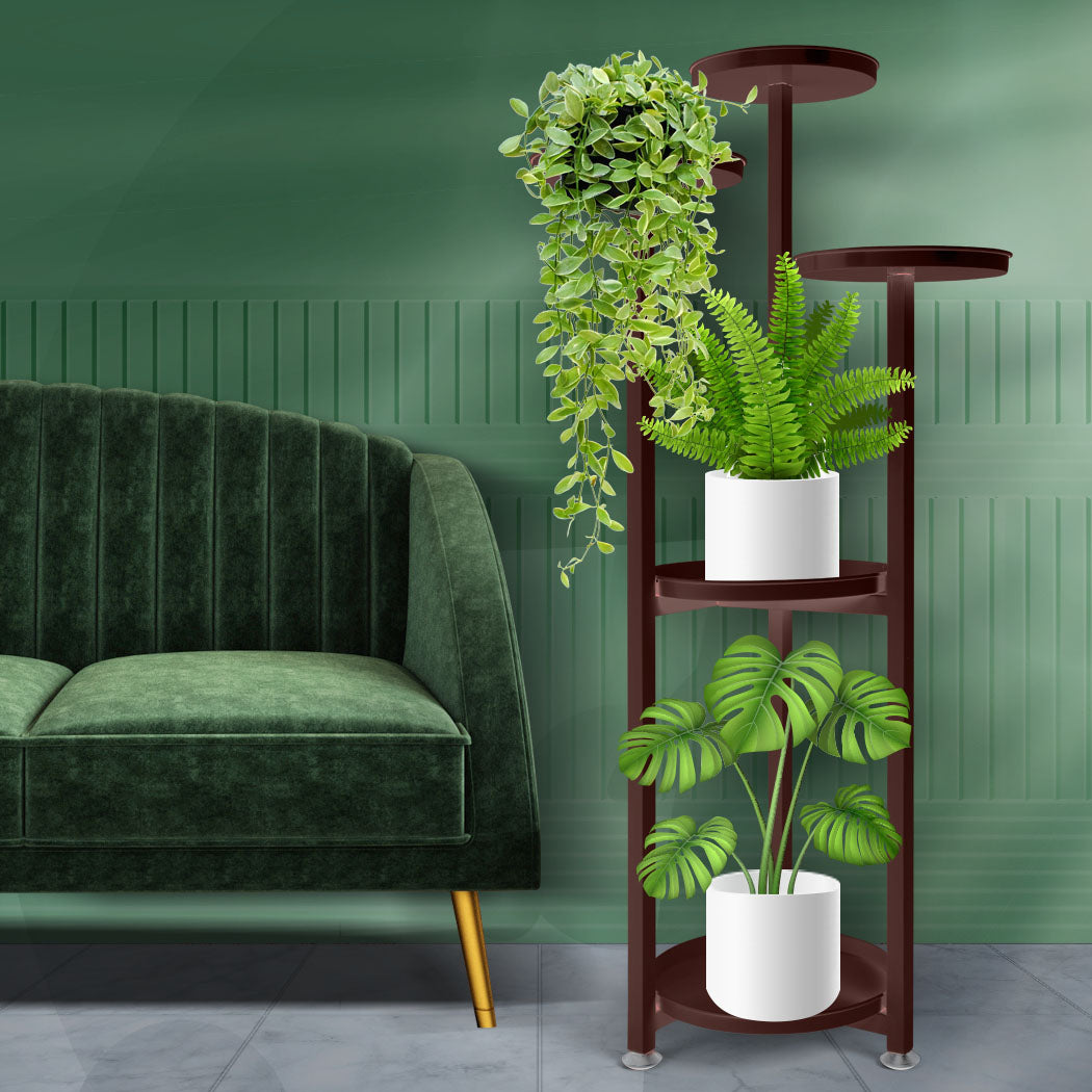 Levede Plant Stand Outdoor Indoor Flower Bronze Large-1864184712310951942