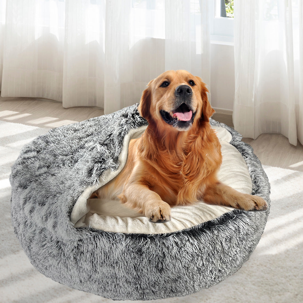 PaWz Pet Dog Calming Bed Warm Soft Plush XL X-Large-2065254570635956230