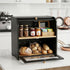 Toque Bread Bin Box 2 Tier Roll Top Bread Bin Kitchen Counter Storage Bamboo-2072893581600886790
