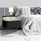 Levede 2x Bedside Tables Side Table Black-2006733164449501191