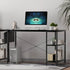 Levede L Shaped Computer Desk Home Desk Black-2029387250143465478