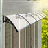Mountview Window Door Awning Outdoor 1M X 6M Transparent 1x6M-1864184444479475718